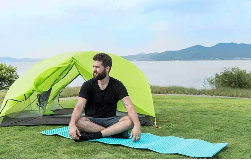 Outdoor Ultralight aluminiowy wilgoć Mata Pad Nadawcza Składane łóżko do Kempingu Piknik Piknik Namiot 220216