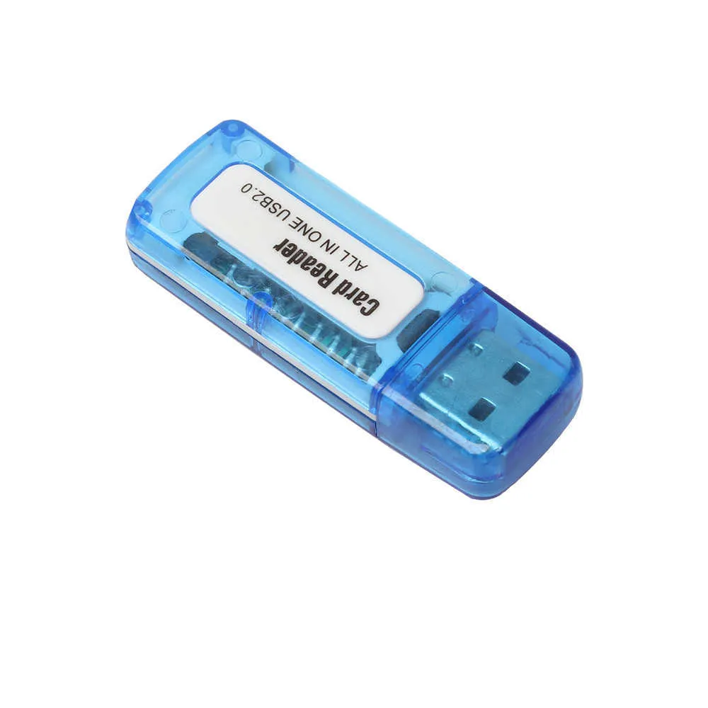 Lector de tarjetas SD USB 2.0 OTG Micro SD/SDXC Velocidad Lector de tarjetas todo en uno Lector SD Memoria Plástico para TF Micro USB