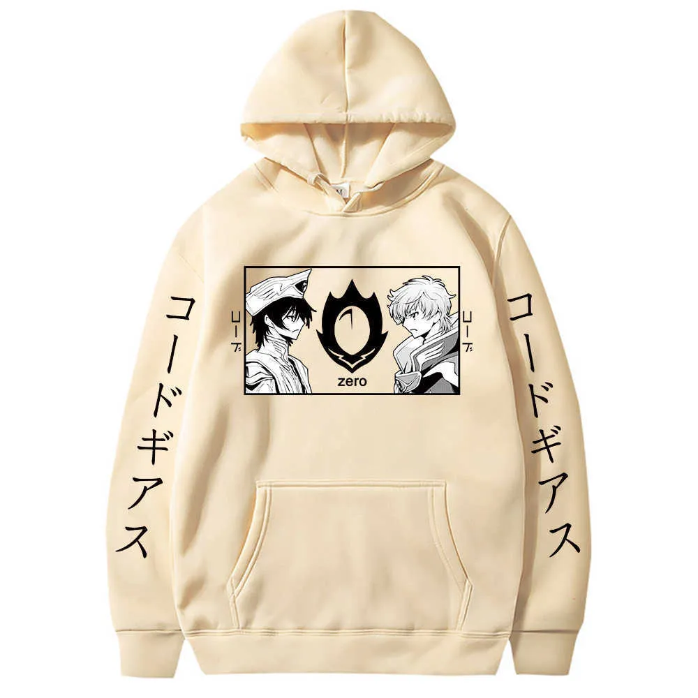 Code Geass Anime Bleach Hoodie Unisex Long Sleeve Sweatshirt For