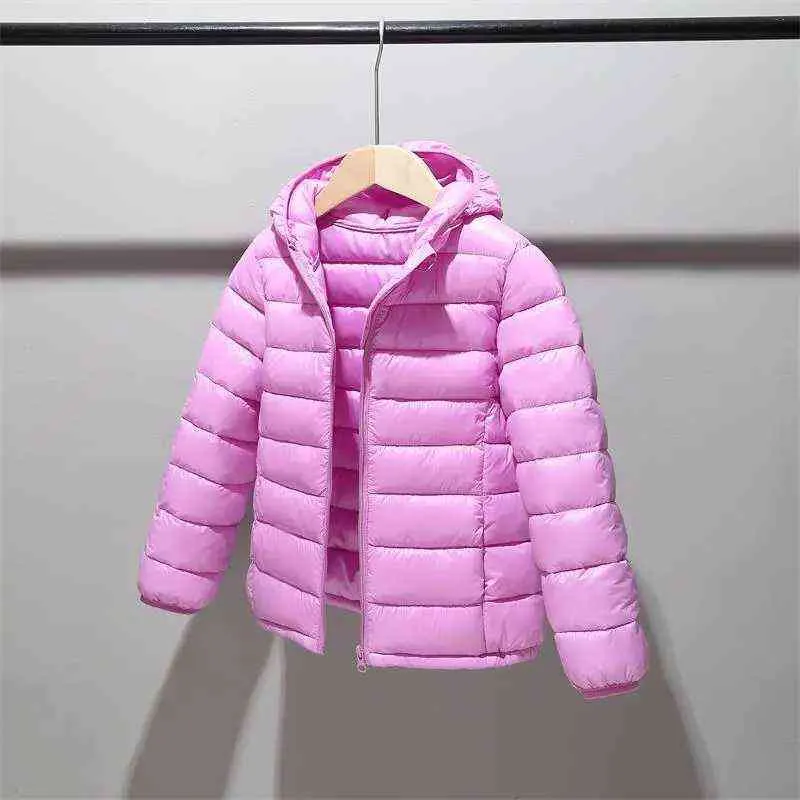 Vidmid Kinderen 2-14 jaar oud Katoenen Gewatteerde kleding voor jongens Meisjes Kids Fleece Hooded Jassen P5076 211027