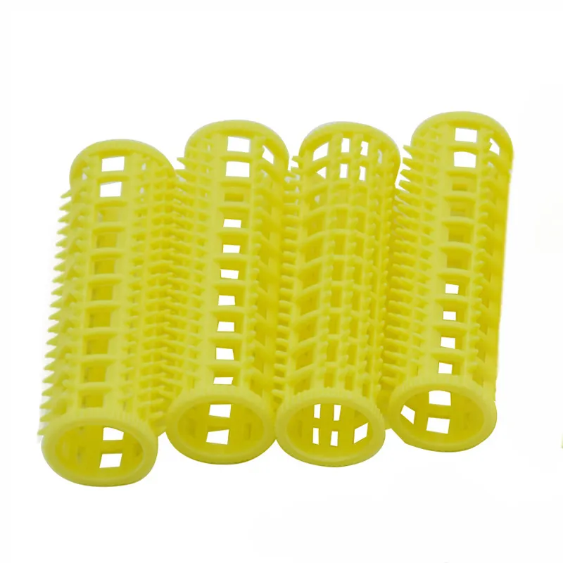 Set 15mm Plastic Tooth Hair Roller med fasta stift tänder för Air Bang Curling Rods Curlers Frisör Styling U119588443726455
