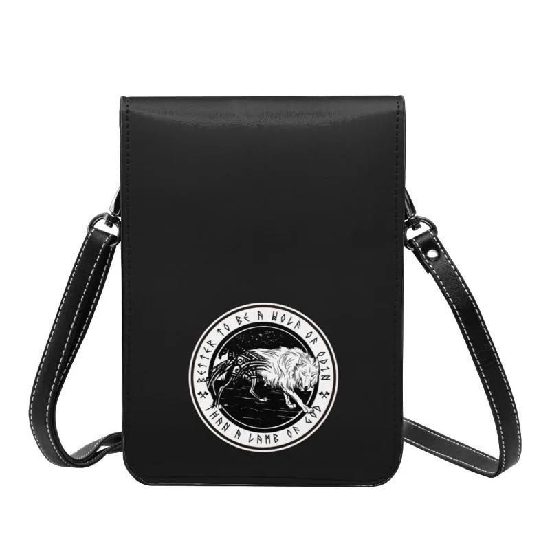 Abendtaschen Teen Wolf Umhängetasche Streetwear Frau Mobiltelefon Geschenk Retro Leder2775