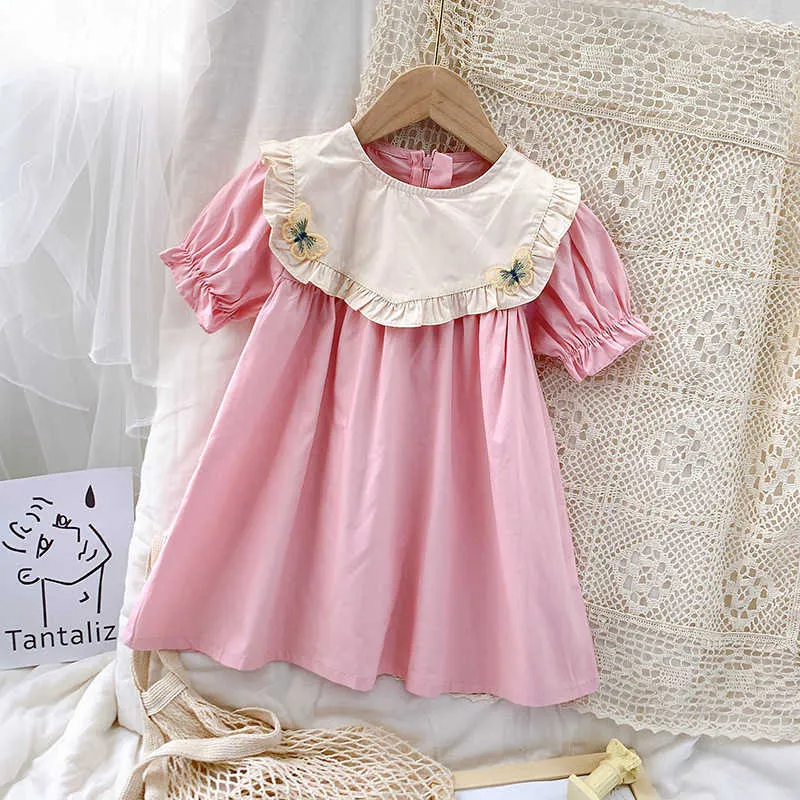 Robes légères d'été pour enfants 2021 fille vêtements espagnol bébé filles robe de princesse décontractée pour enfants vacances robe 2 à 8 ans Q0716
