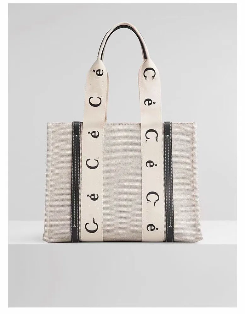 Sacchetti la spesa delle spalle borse da stampa a strisce sacchetti da sera di grande capacità tela femmina giapponese casual handbag267j