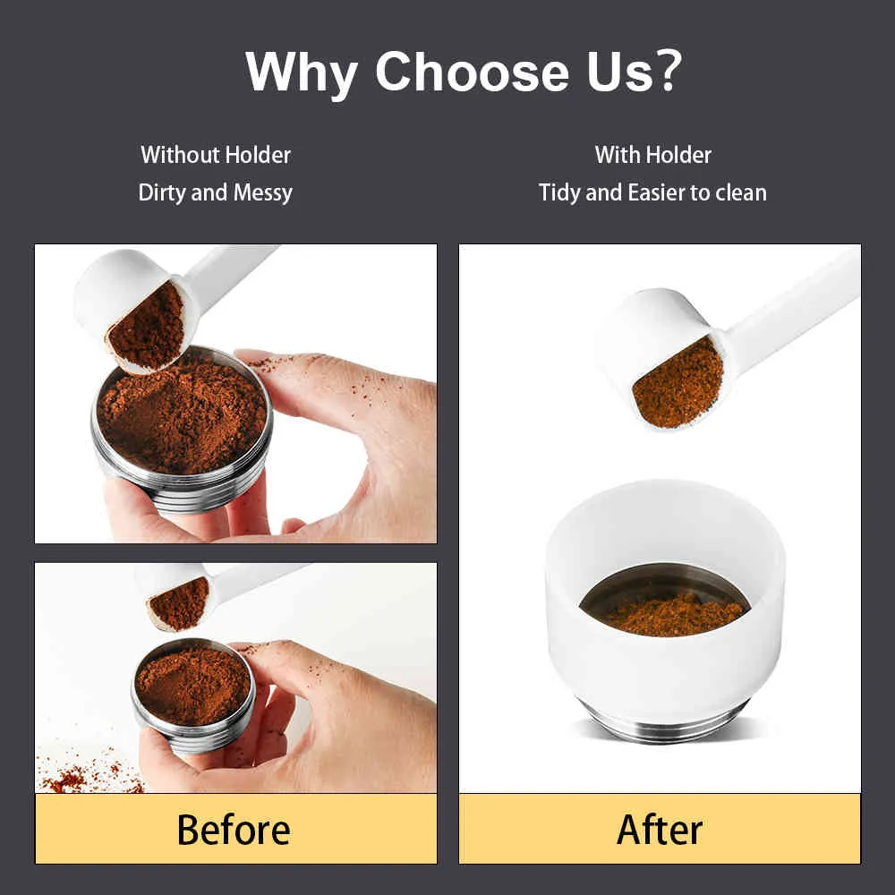 Icafilas Pod de capsule de café réutilisable pour Nespresso Vertuoline GCA1 Delonghi Env135 Filtres rechargeables en acier inoxydable Dosting 2102109094