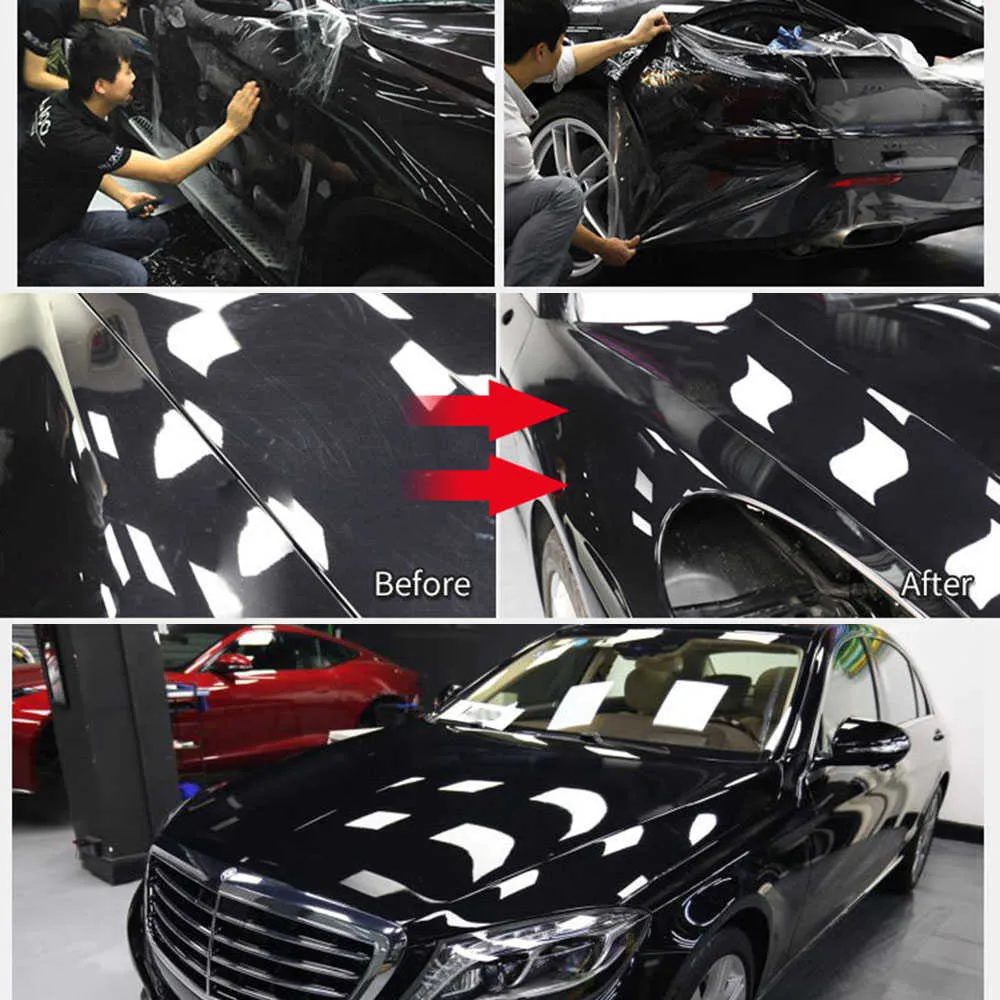 30cm Car Transparent Light Protector Film Bumper Hood Paint Protection Headlight Protective Film Vinyl Roll272v