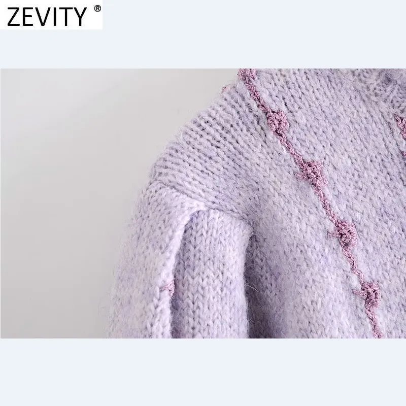 Femmes mode O cou métallique couleur ligne décontracté court tricot pull femme Chic ourlet évider pulls hauts S553 210416