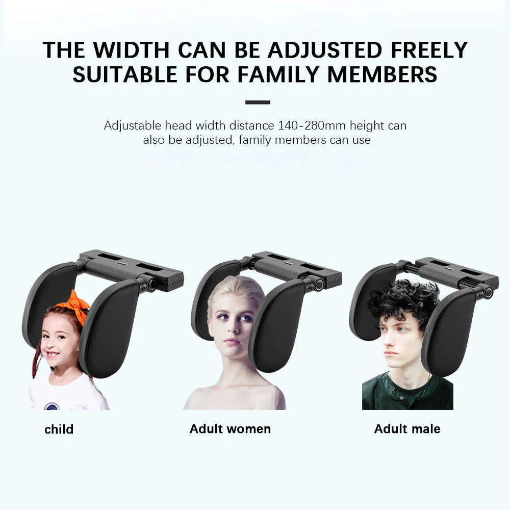 Adjustable Car Neck Headrest Pillow Cushion Seat Support Head Restraint Seat Pillow Headrest Neck Travel Sleeping Cushion