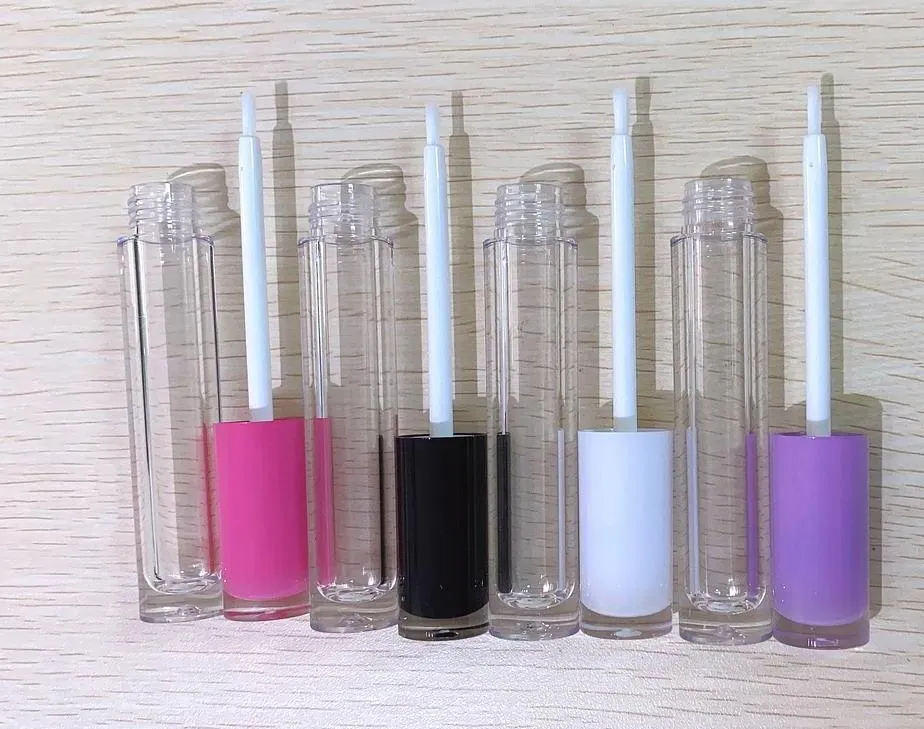 Tubes vides de brillant à lèvres de 5ml, 500 pièces, brosse de glaçage, baguette de maquillage, récipient cosmétique, rouge à lèvres, baume à lèvres, rechargeable, DIY