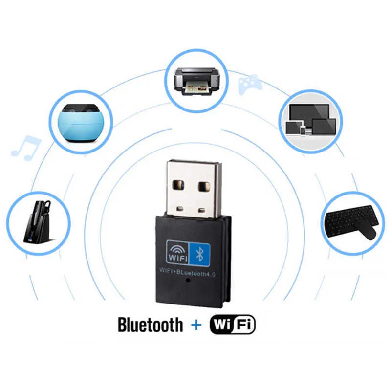 CIN-FAST USB شبكة الإنترنت اللاسلكية بلوتوث 4.0 2-in-1 محول / 150m wifi استقبال USB بلوتوث بطاقة الشبكة اللاسلكية