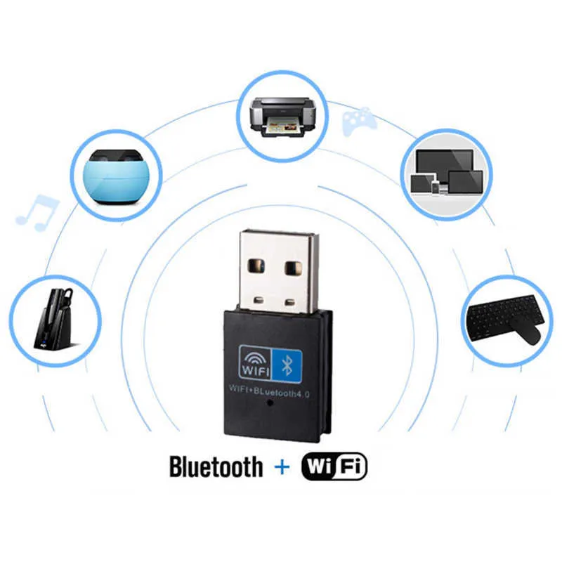 CIN-FAST USB draadloze netwerkkaart Bluetooth 4.0 2-in-1 adapter/150M WIFI-ontvanger USB Bluetooth draadloze netwerkkaart