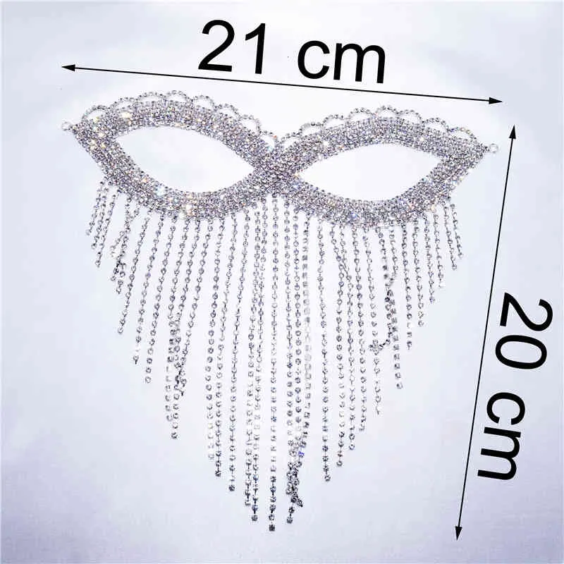 Creative And Exquisite Rhinestone Eye Fashion Masquerade Ball Mask Shining Crystal Leisure Party Jewelry Accessories