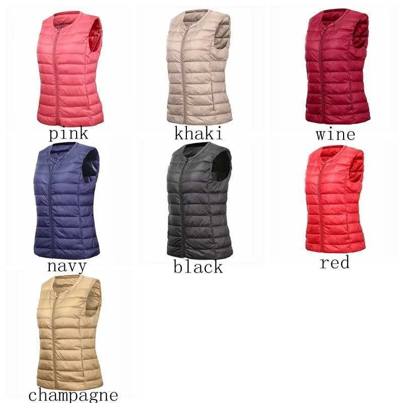 Bang Brand 7XL 8XL Large Size Waistcoat Women's Warm Vest Ultra Light Down Women Portable Sleeveless Winter Liner 210909