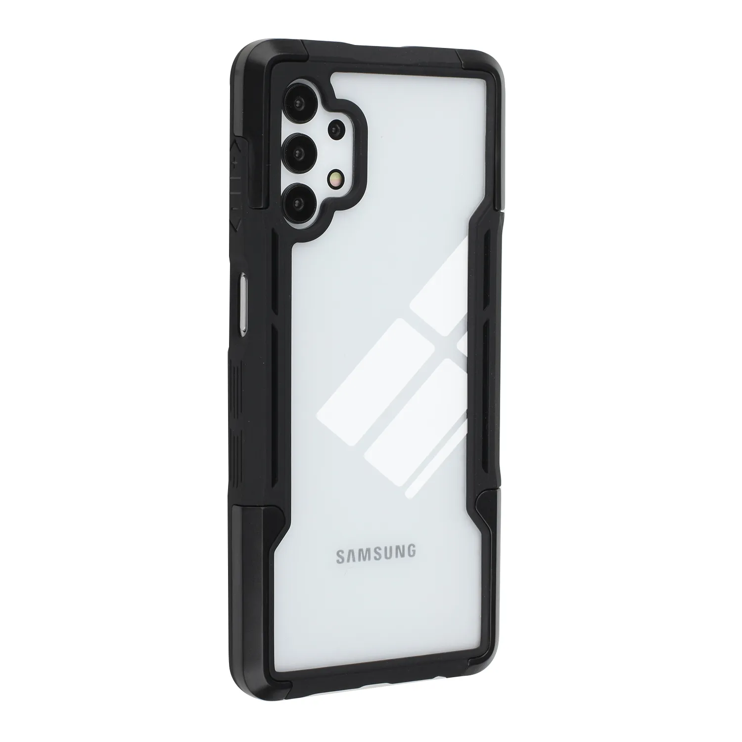 Capas de armadura à prova de choque para Samsung Galaxy A32 5G Soft TPU Silicone Bumper Transparente Acrílico Duro PC Protetor de Capa Cobertura