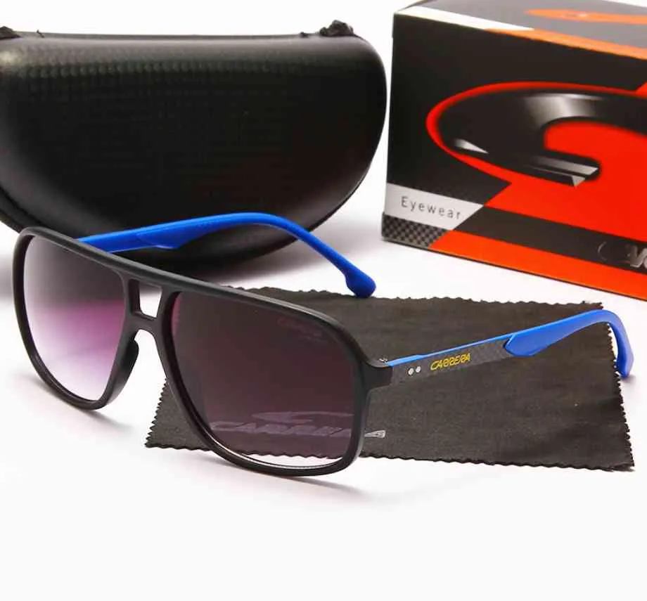 Classic Carrera Sunglasses Men Unisexe Italie Trends Design Brand Design Vintage rétro Sports extérieurs conduisant des lunettes à cadre Big Frame Eyewear23972625328