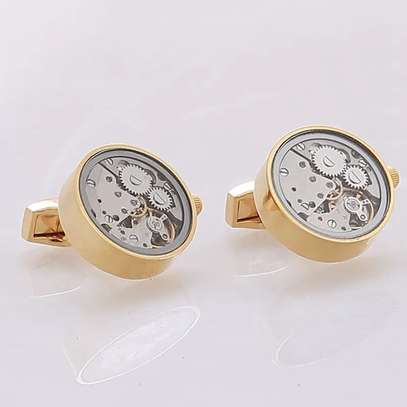 Round Watch Movement Cufflinks (8)