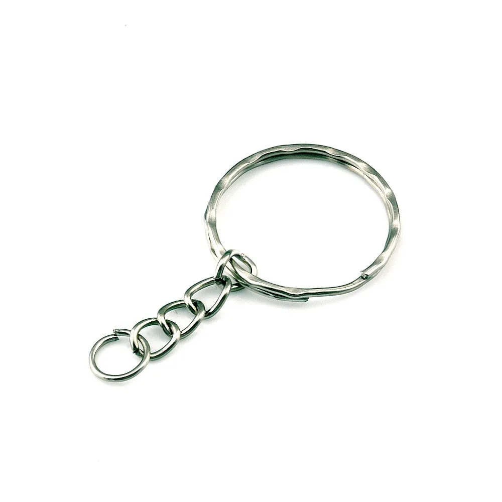 300 stks Antiek Zilver Legering Sleutelhanger Voor Sieraden Maken Autosleutel Ring DIY Accessoires286d