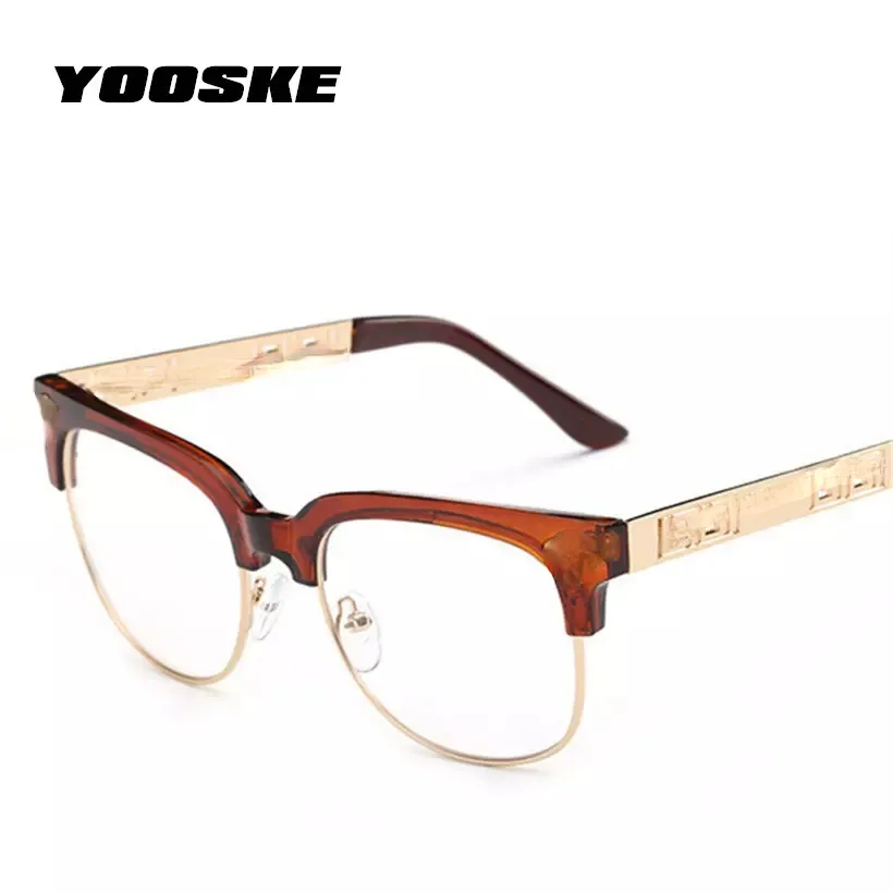 Luxusmarke Designer klare Sonnenbrille Frauen Männer Optik Rezept Brille Frames Vintage Plain Glass Eyewear8057669