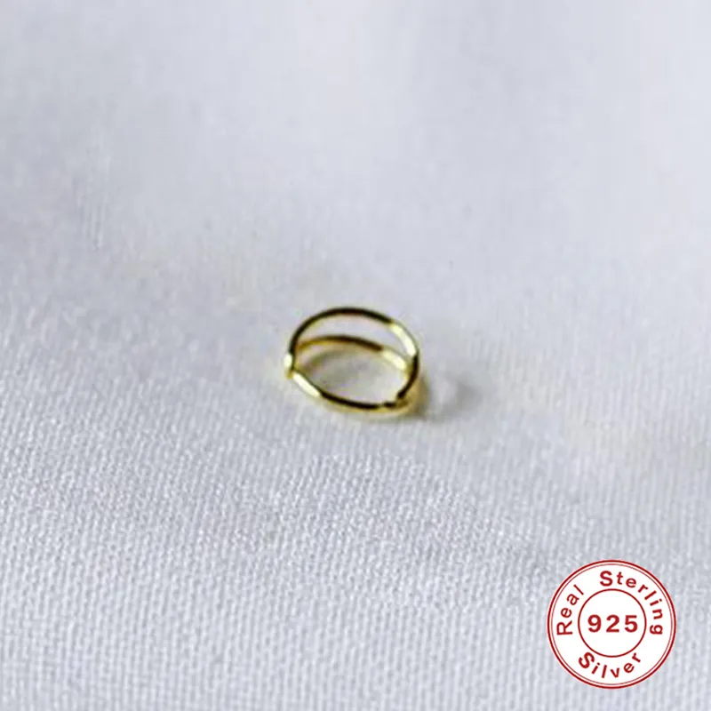 NUOVI anelli a segmenti da 8 mm cerchio piercing all'orecchio trago argento 925 anello al naso cartilagine trago gioielli sexy il corpo Nariz232p