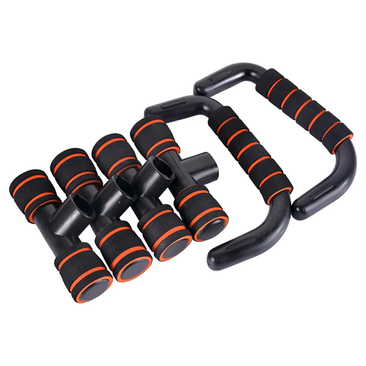 2 Teile/satz ABS Push-Up Bar Körper Fitness Training Werkzeug Push-Ups Stehen Bars Brust Muscle Übung Schwamm Hand grip Halter Trainer X0524