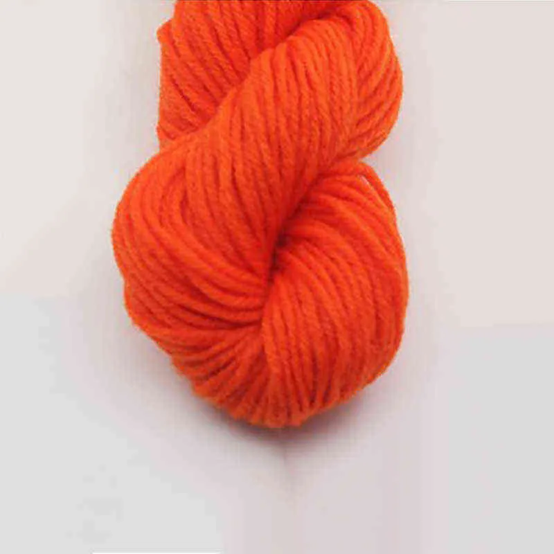 25g / boule de fil teint épais coton mélangé laine anti-boulochage crochet fil de lait pour bébé chapeau écharpe pull couverture fil à tricoter Y211129