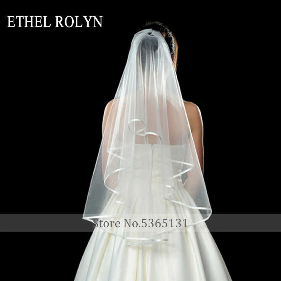 Ethel Rolyn Özelleştirilmiş Düğün Peçe Custom Made Gelin Veils X0726