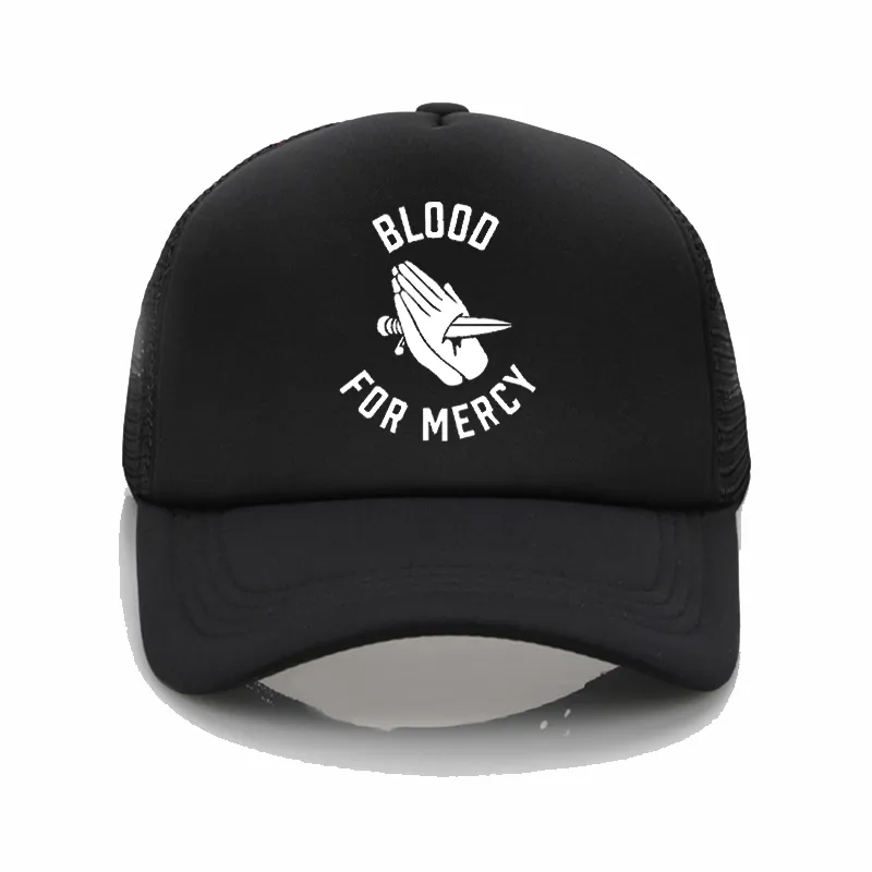 Casquette de baseball à griffe jaune Blood For Mercy pour hommes et femmes, casquette de soleil d'été 9549017