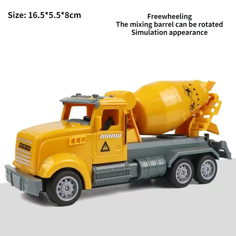 Simulering Inertial Excavator Diecast Engineering Car Crane Dump Truck Modeller Truck Toys For Children Barn Fordon Toys Gift