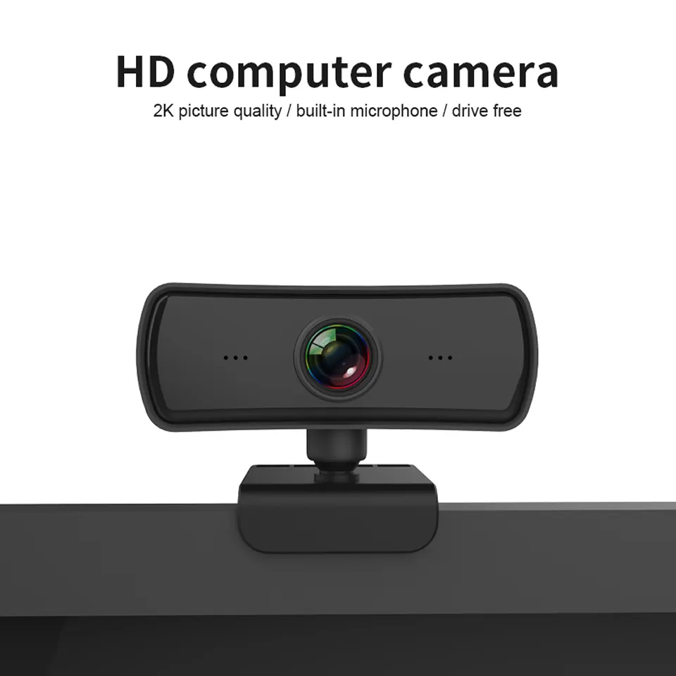 2K 2040*1080P Webcam HD ordinateur WebCamera avec Microphone caméras rotatives flux vidéo en direct conférence de classe PC Gamer