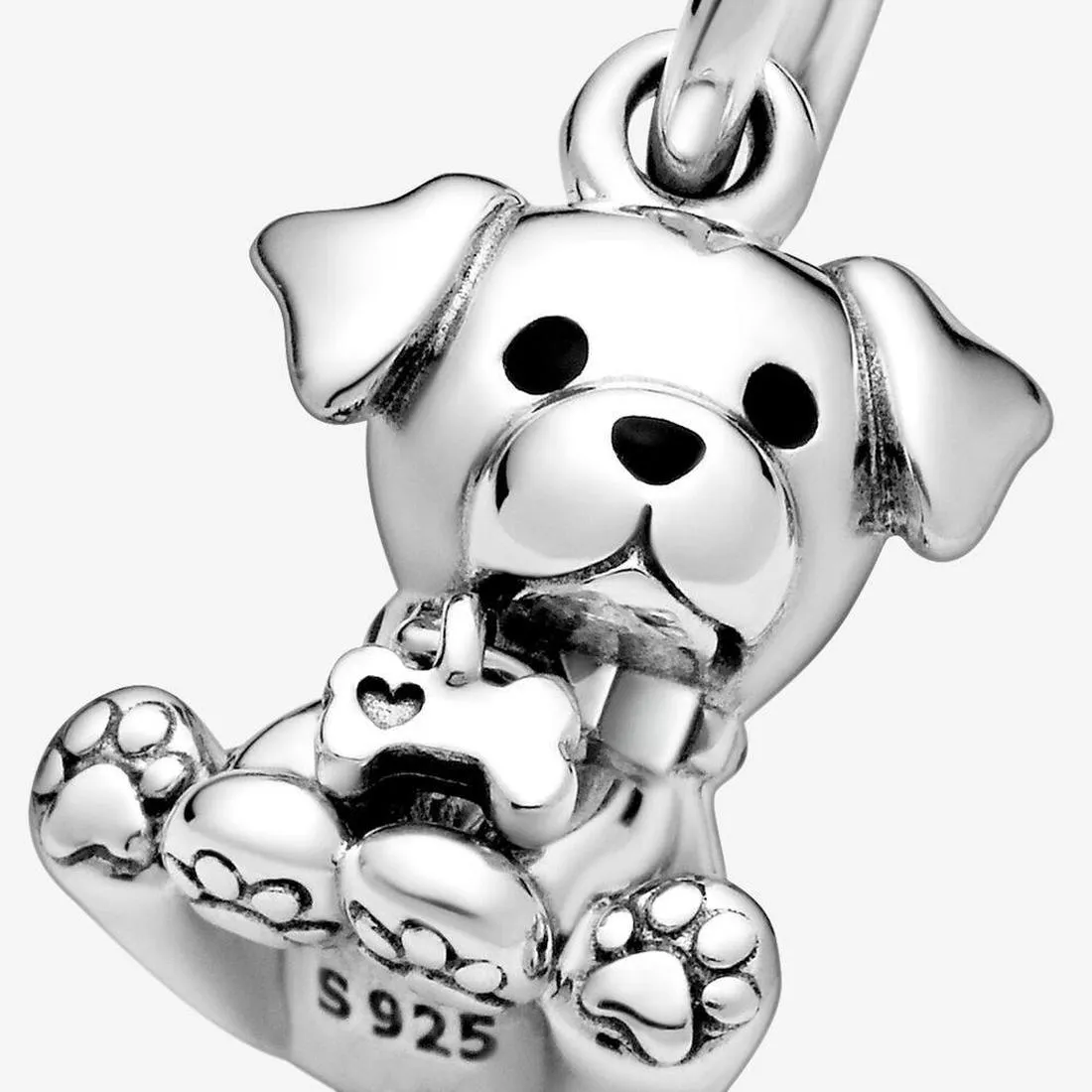 Projektant biżuterii Fit Pandora Bransoletka Charms Beador Labrador Puppy Dog Dangle 925 Srebrne miłość bransoletki koraliki biżuteria Charm Beade 211Y