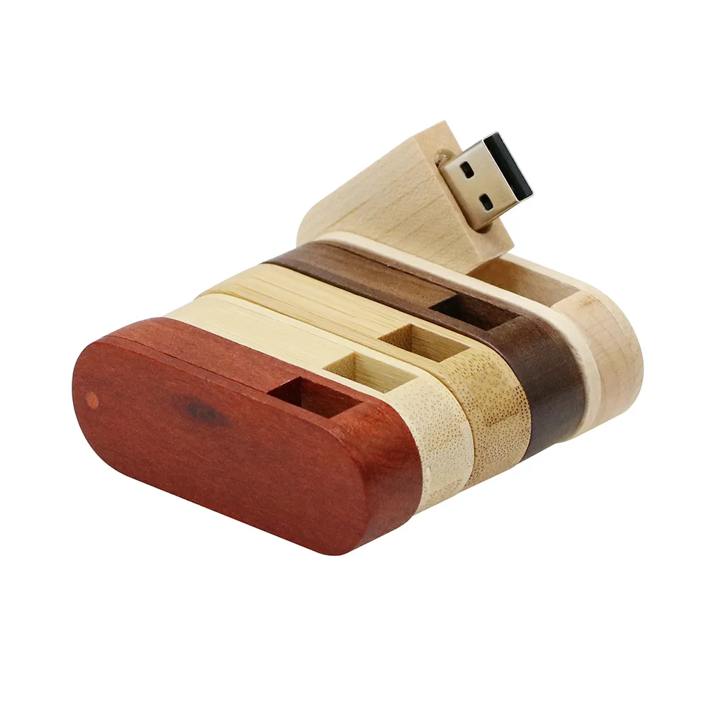 USB 플래시 드라이브 세이버 모델 회전 목재 USB2.0 128GB 펜 드라이브 스틱 8GB 16GB 32GB 64GB 메모리 스틱 Pendrive
