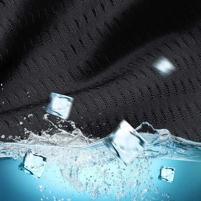 夏の男性のアイスシルクカジュアルなズボン超薄いスポーツの迅速な乾燥通気性エアコン210714