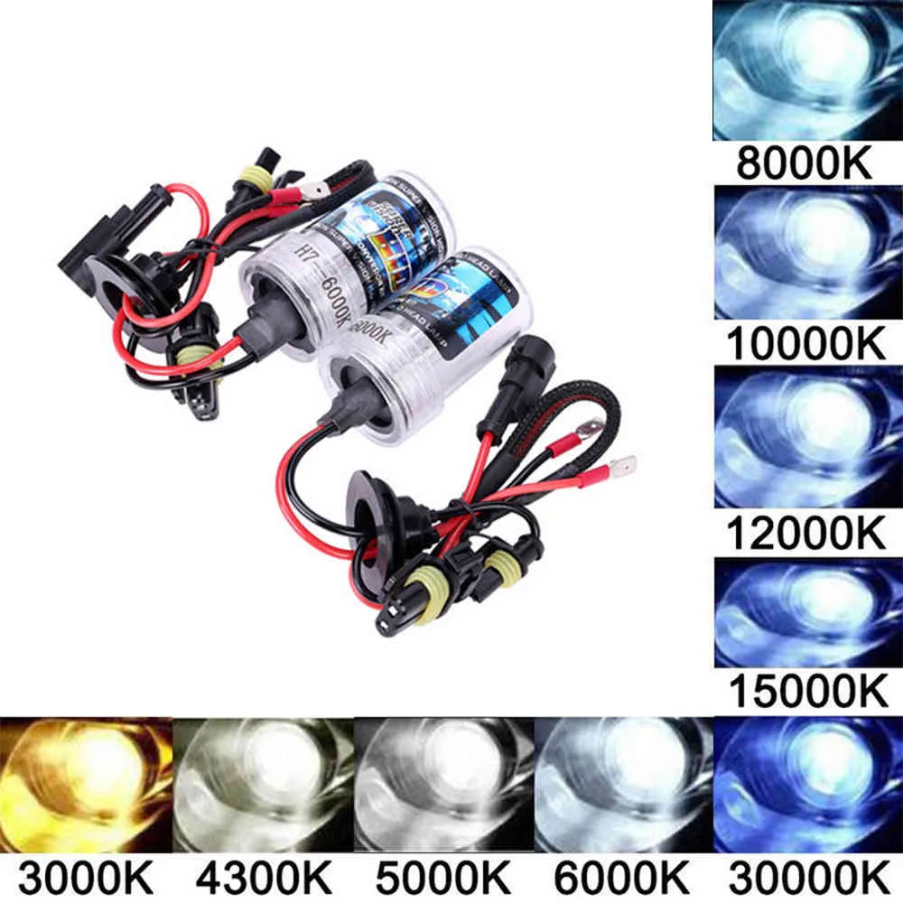 55W DC 12V Slim Ballast HID Xenon Ampoule Lumière H1 H3 H7 H11 9005 9006 4300K 6000K 8000K Auto Car Xeon Phare Phare Kit 880