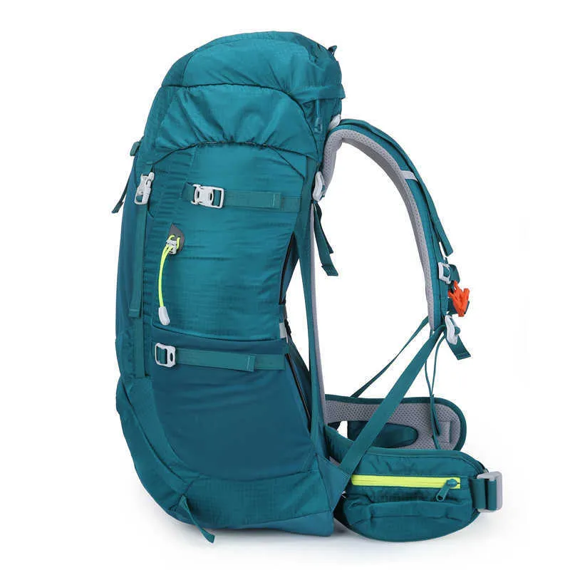 Nevo Rhino 50l Top Marka Wodoodporna Piesze wycieczki Plecak Sportowy Unisex Outdoor Climbing Torba Camping Trekking Travel Plecak dla mężczyzn Y0721