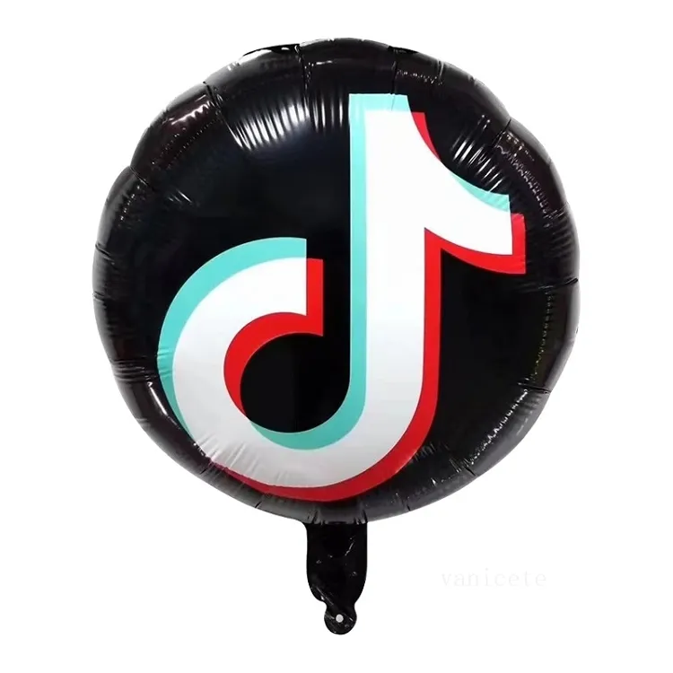 Tiktok ballons filles anniversaire vidéo fête décoration ballon feuille d'aluminium ballons fête fournitures T2I532029322638