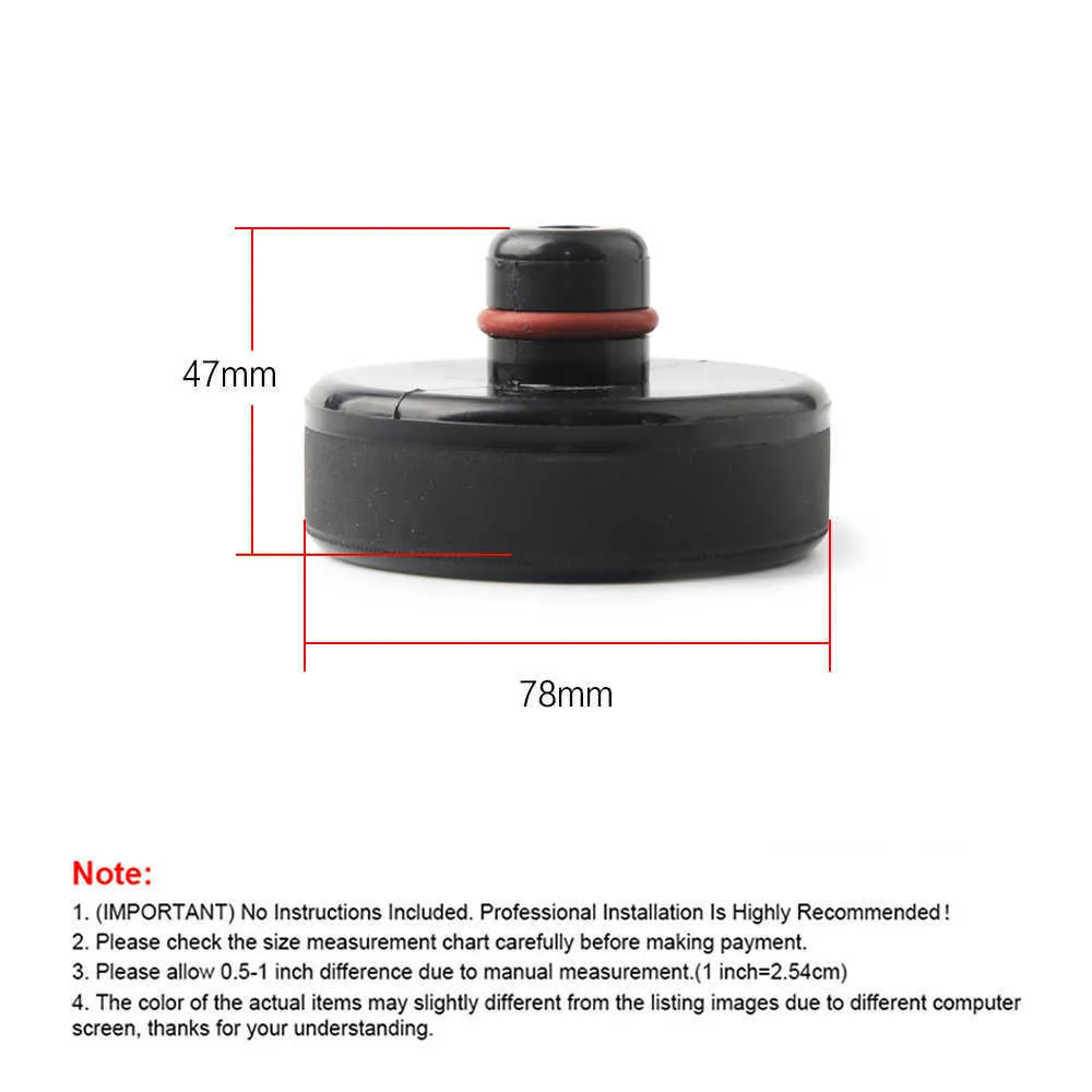 Black Rubber Jack Lift Point Pad Adapter Jack Pad Tool Chassis Jack Car Styling Accessories For Tesla Model X/S/3 Car