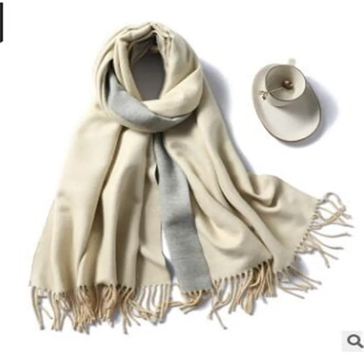 Bufanda de moda marca cachemira invierno lana diseñador bufandas para hombre mujer chal cuello largo es altura calidad 180 35CM2994