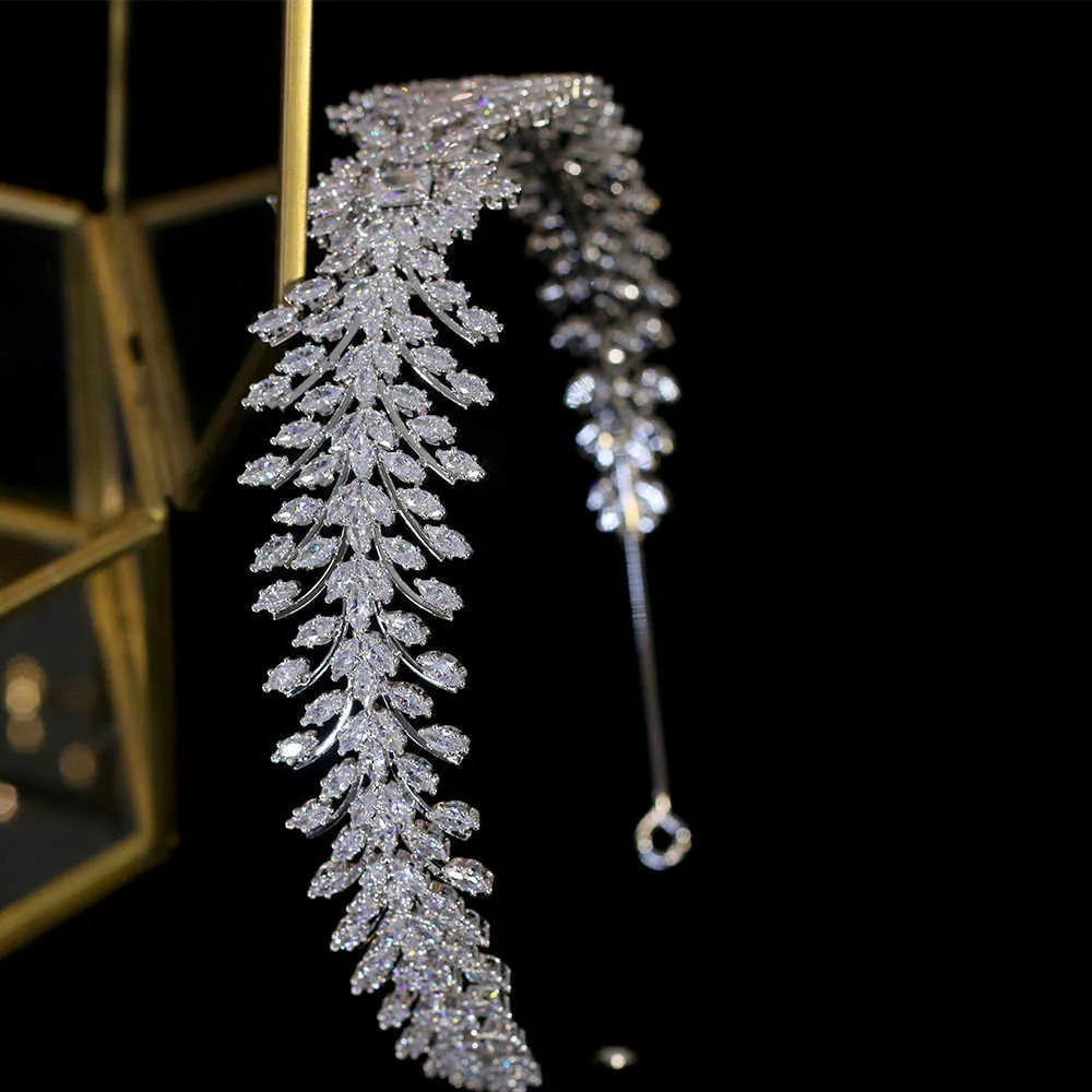 Hoge Kwaliteit Bruid Haarband Bruiloft Haar Accessoires Crystal Crown, Dames Haaraccessoires Hoofddier Accessoires X0625