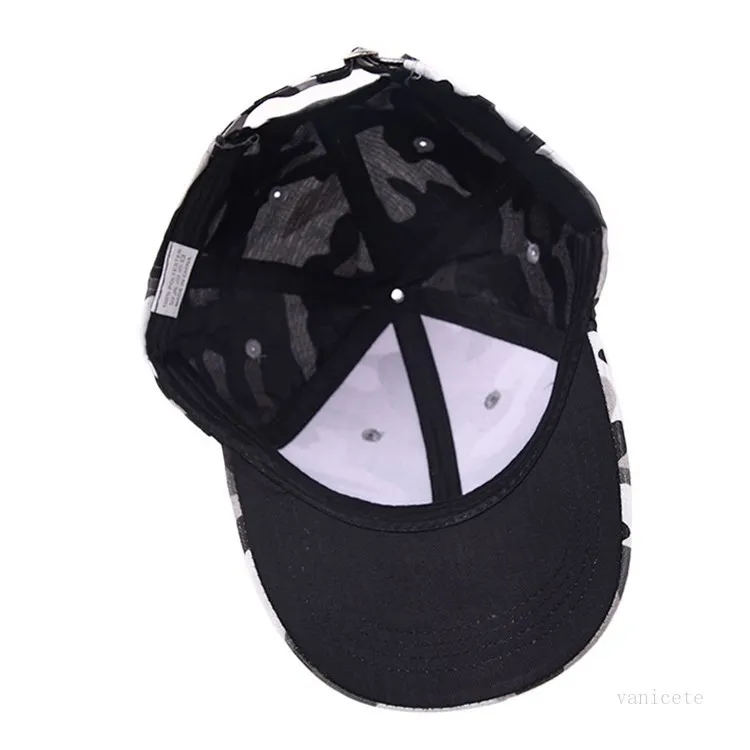 Sombrero de béisbol de camuflaje Deporte al aire libre Gorras de béisbol lavadas Protector solar de moda Sombreros de fiesta festivos Suministros 4 estilos T2I51878