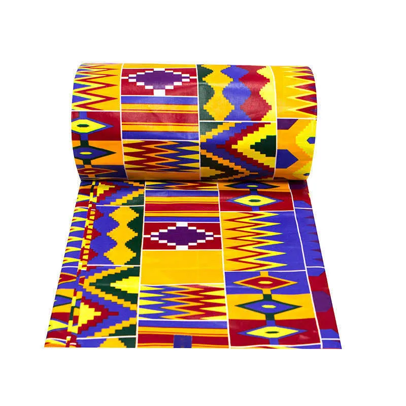 Afryka ankara kente batik tkanina prawdziwa pagne 100% bawełniana jakość afrykańskiego szycia tissu do sukienki DIY T200810238T