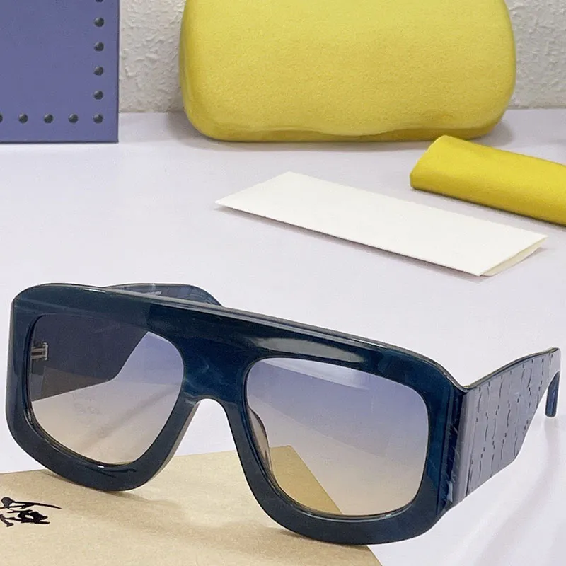 Okulary przeciwsłoneczne dla mężczyzn Kobiety Zwycięska prostokątna rama literowa Czarna brązowe zielone soczewki UV Ochrona UV dzika styl retro Słońce GL296C