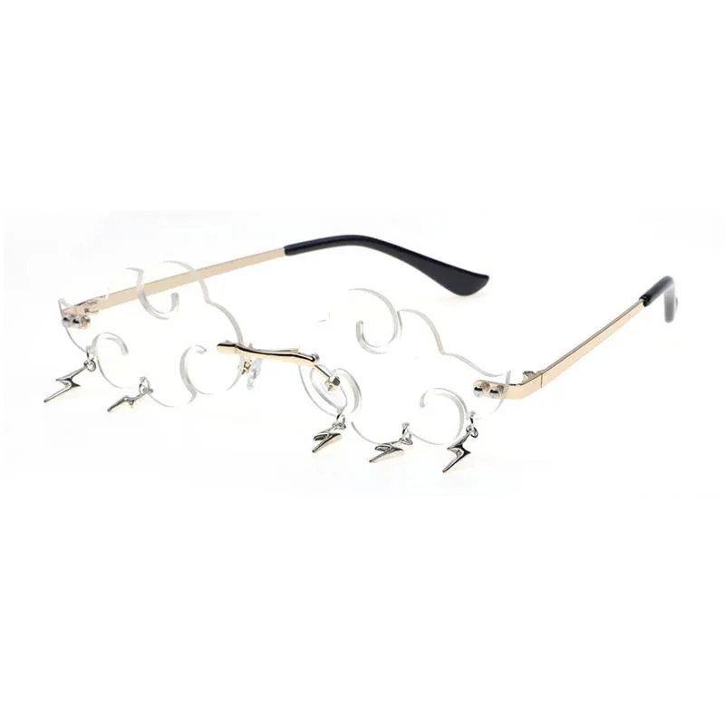 Zonnebrillen modewolken UV400 zonnebril met randloze vrouwelijke tinten bril met vrouwen dames brillen