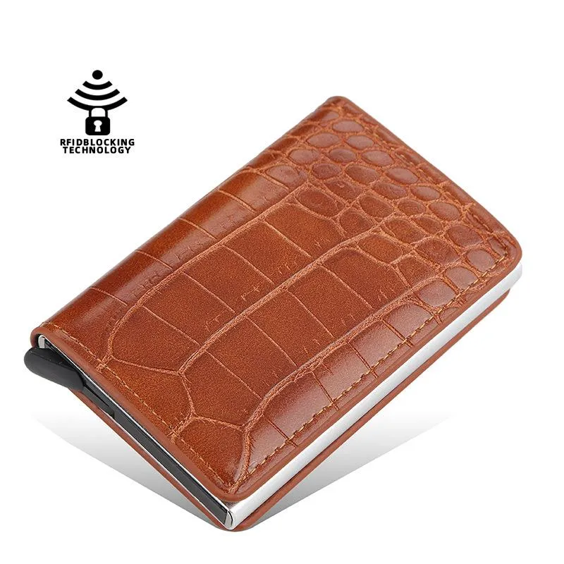 محفظة Carteira Masculina Card Men Porte Carte Cartera Hombre Tarjetero Billetera Leather Credit Holder Portefeuille Homme Wallets291r