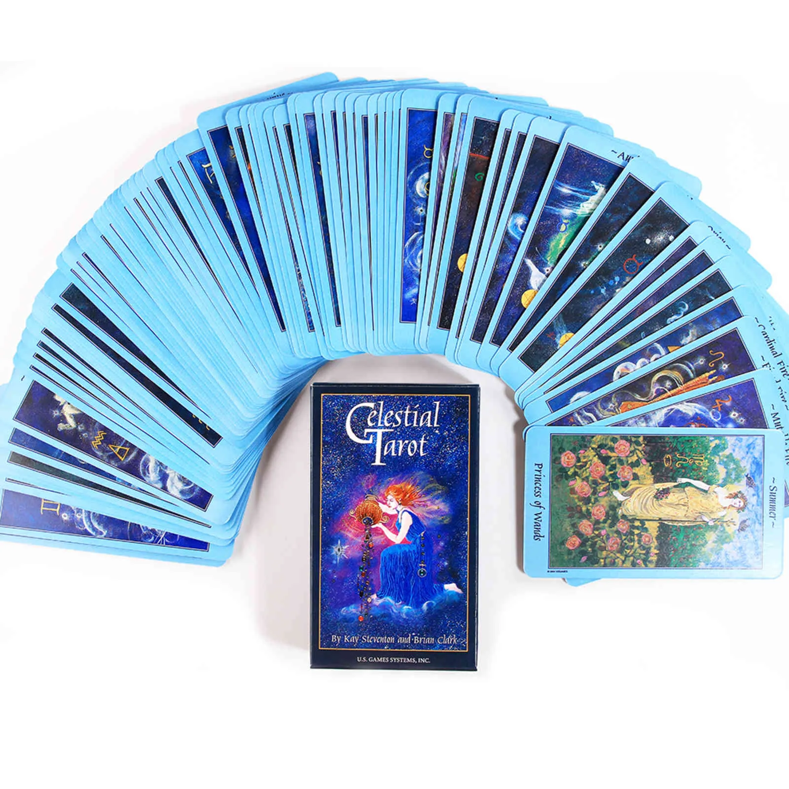 Tarot Cartões 78 Plataforma Full Color Deck Oracles Game Board Toy Popular para iniciantes Set Divinate Requintado SaleyV5P