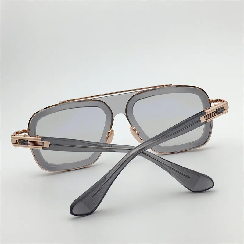 Mode Vintage hommes femmes designer LXN lunettes de soleil métal plus plaque classique cadre carré lunettes été style extérieur qualité supérieure U2864