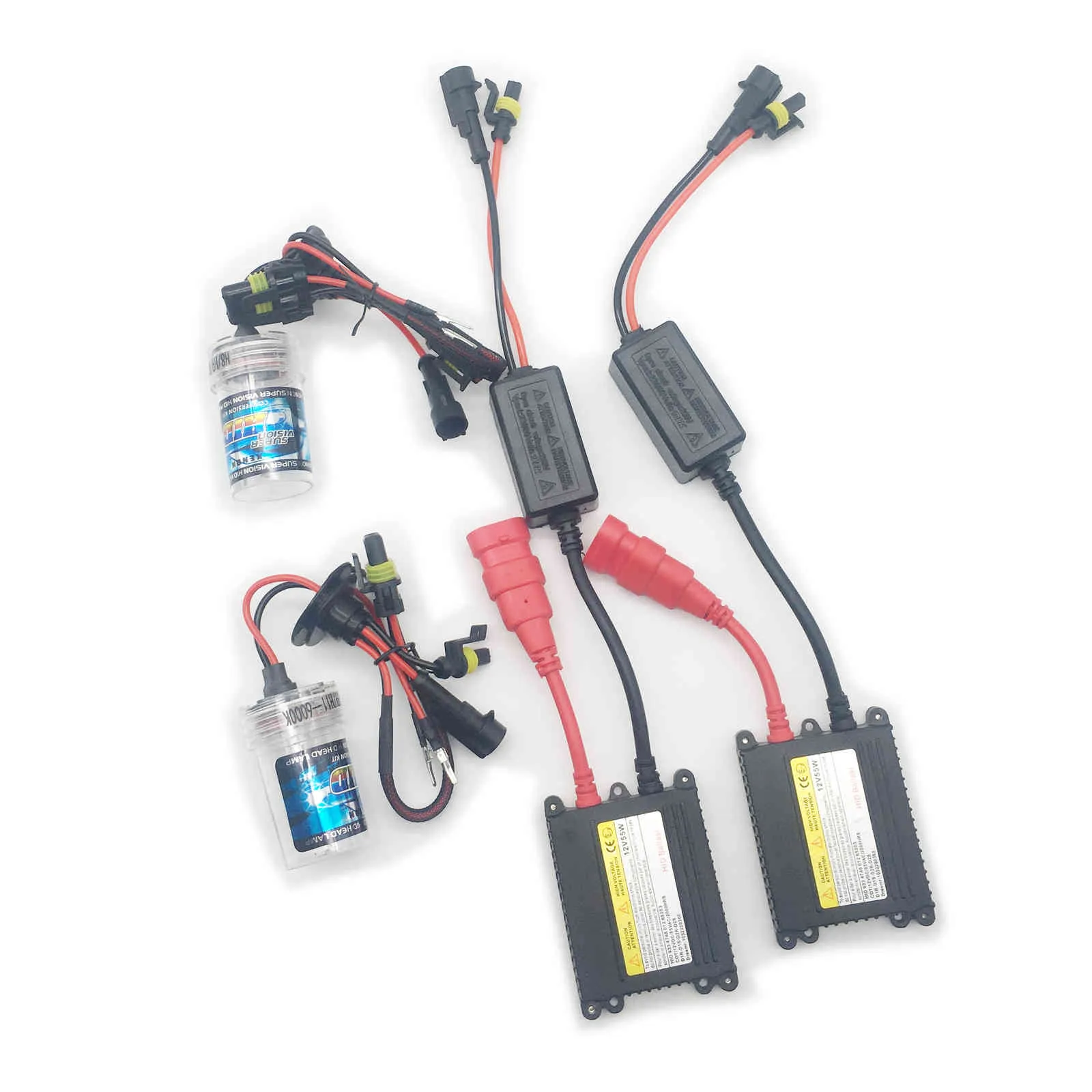 55W DC 12V Slim Ballast HID Xenon Ampoule Lumière H1 H3 H7 H11 9005 9006 4300K 6000K 8000K Auto Car Xeon Phare Phare Kit 880