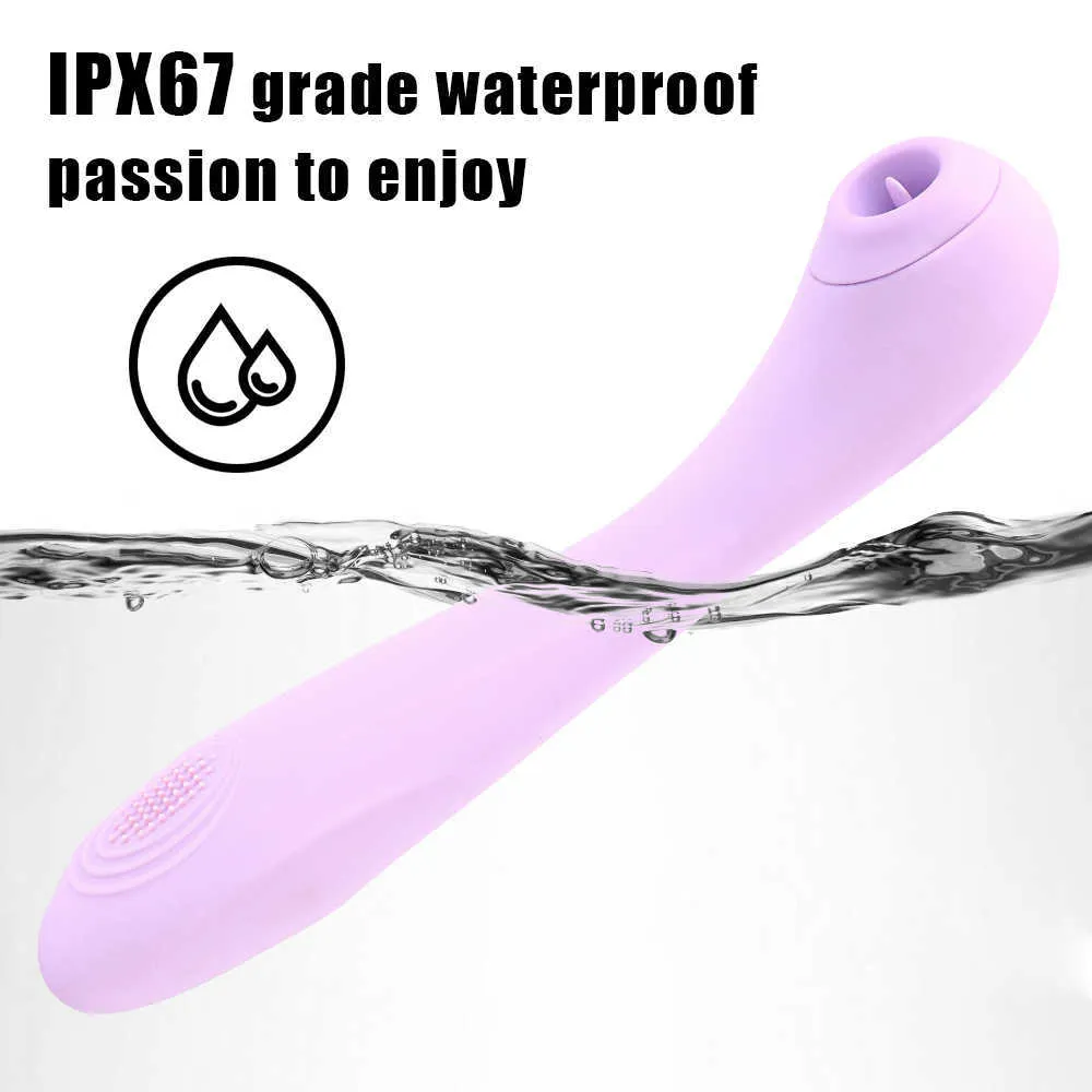 Massage Items 7 Modi Tong Likken Dildo Vibrator Vrouwelijke Masturbator G-spot Massager Clitoris Stimulator Adult Products Sexy Speelgoed voor Vrouwen