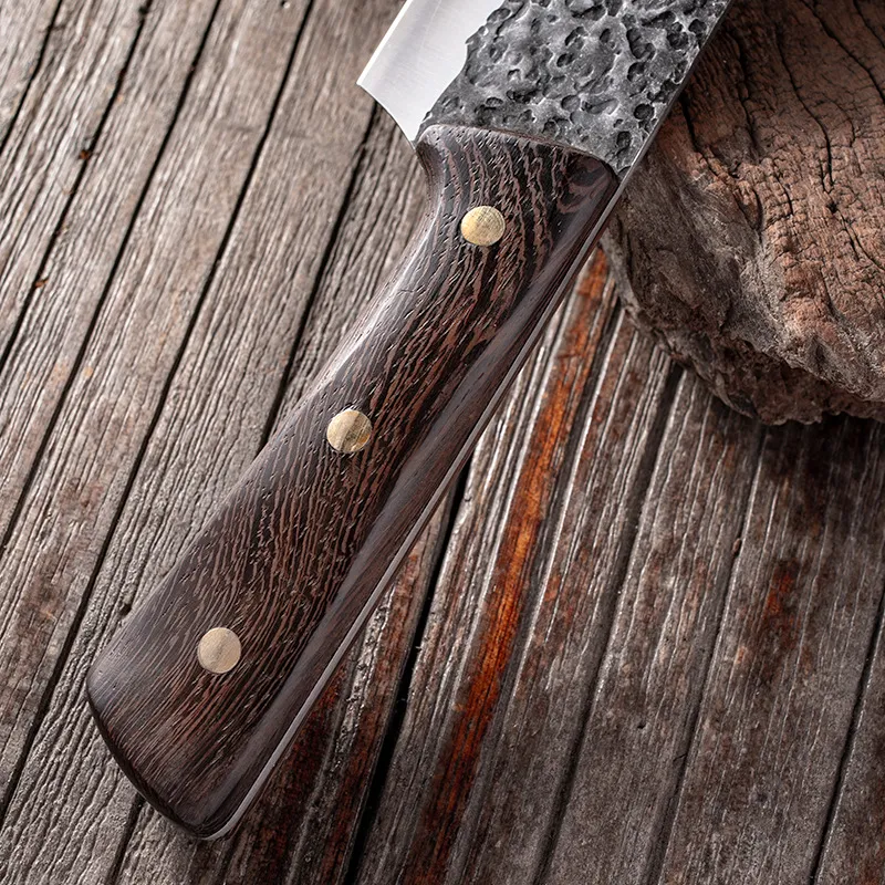 Couteau de chef en acier inoxydable Obligation Couteau Couteau Cleeur professionnel Sliant Couteaux Couteaux Handmade Butcher Knife4271478