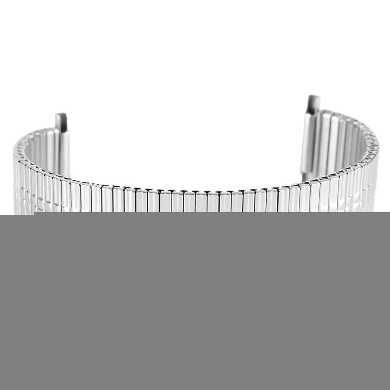 Bracelets de montre 22mm argent or bracelet en acier inoxydable pratique longueur extensible aucune boucle montres bande étanche remplacement Ca243q