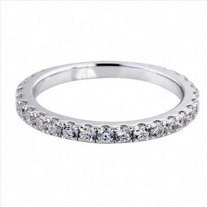 Fedi nuziali T GG Taglio smeraldo 2 ct Lab Diamond Set di anelli di fidanzamento in argento sterling 925 t Moissanite Weding Band le donne Gioielli da festa nuziale